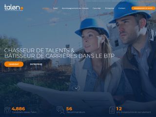 talen, candidats, btp, accompagnement, recrutement, carrière