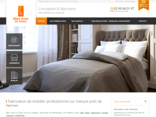 fabrication de mobilier, mobilier professionnel, mobilier sur mesure, rennes