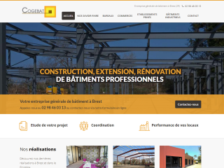 construction de bâtiment, extension, rénovation, bâtiment professionnel, Brest