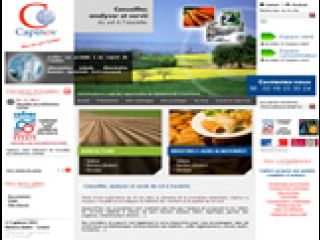 Site Internet Capinov, Laboratoire cofrac d’analyse pour l’agroalimentaire