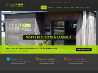 fleuriste, fleurs, bouquets de fleurs , plantes, lannilis, brest