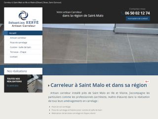 Pose de carrelage, carreleur Saint Guinoux et Saint Malo