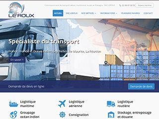 Commissionnaire de transport aérien, maritime et routier en Bretagne - SNC LEROUX