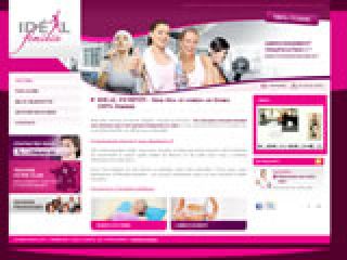 Site Internet Idéal Féminin - club de remise en forme 100% féminin