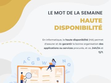 [#MotDeLaSemaine] Au programme aujourd'hui : on parle de HAUTE DISPONIBILITÉ ! 🕗

#Dico #web #disponibilite #professionnel #agenceweb