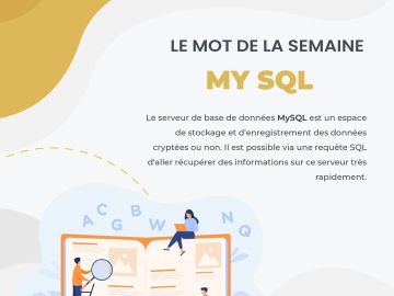 [#MotDeLaSemaine] On continue sur les termes techniques  😉

Aujourd'hui, on définit ensemble ce qu'est un serveur MYSQL ! ⌨

#Dico #web #mysql #professionnel...