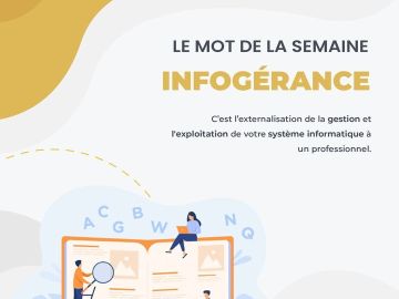 [#MotDeLaSemaine] L' une de nos activités principales, technique et souvent méconnue : parlons aujourd'hui de l'INFOGERANCE ! 🔒 😎

#Dico #web #infogerance...