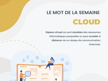 [#MotDeLaSemaine] Au programme cette semaine, un mot que l'on entend souvent.. Mais connaissez-vous sa définition ? 😉 Parlons du CLOUD ! 💭

#Dico #web #cloud...