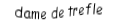 Je suis une carte à jouer. Je viens  avant le roi, je suis noir mais pas de pique.